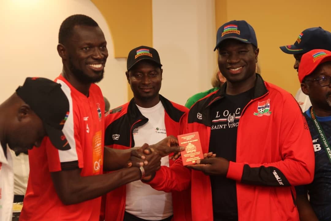 Finally The Gambia National Team has Been Issue Diplomatic Passport