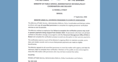 Ministry of Public Service, Administrative Reforms, Policy Coordination and Delivery.