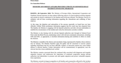 The Ministry of Foreign Affairs, International Cooperation and Gambians Abroad